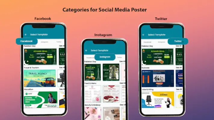 Online Poster Maker & Designer android App screenshot 3